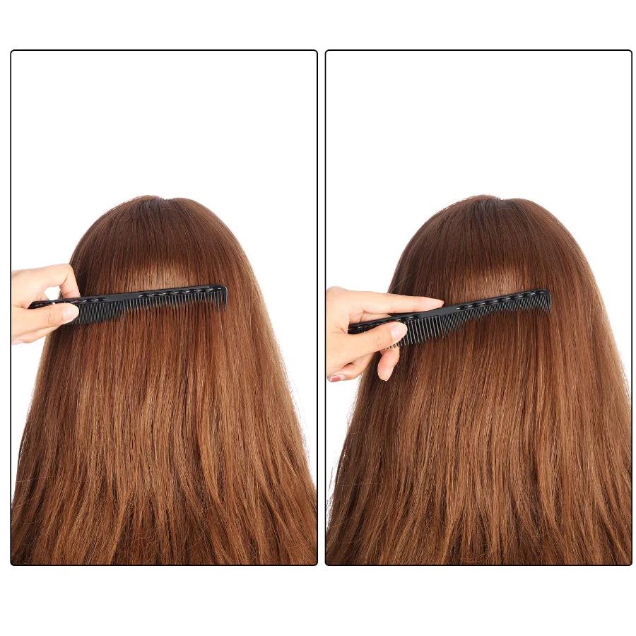 6 Pieces Carbon Fine Cutting Comb Set - Image 3