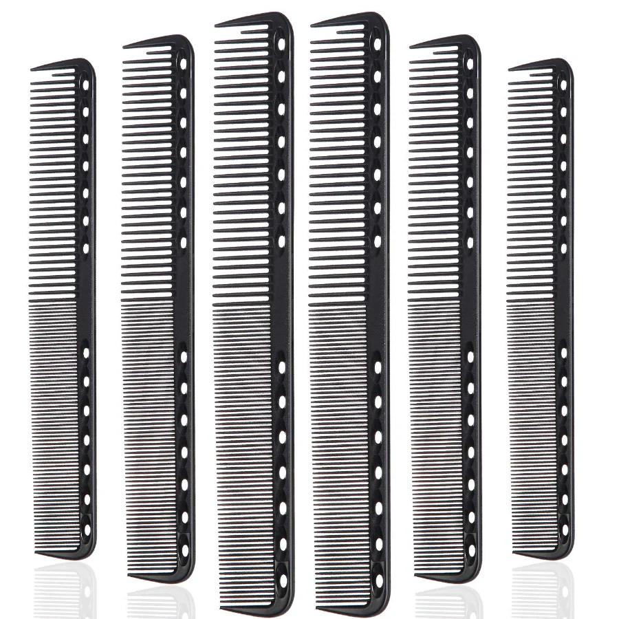6 Pieces Carbon Fine Cutting Comb Set - Image 4