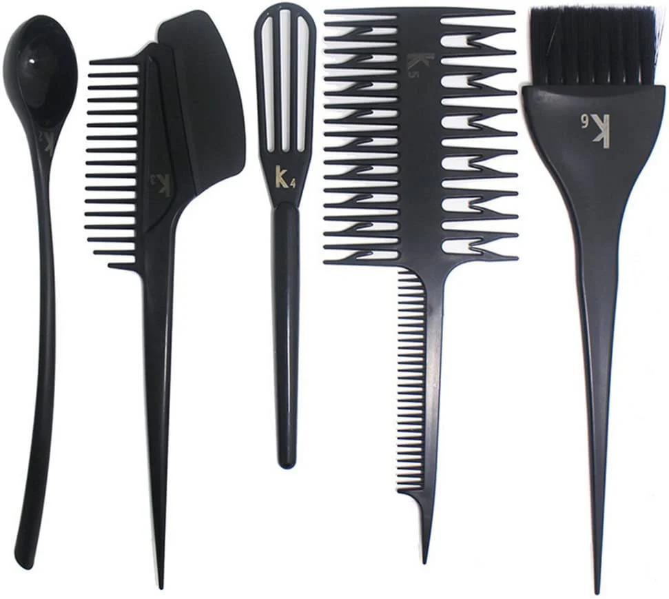 6pcs Professional Hair Dye Color Tool Kit - Image 4