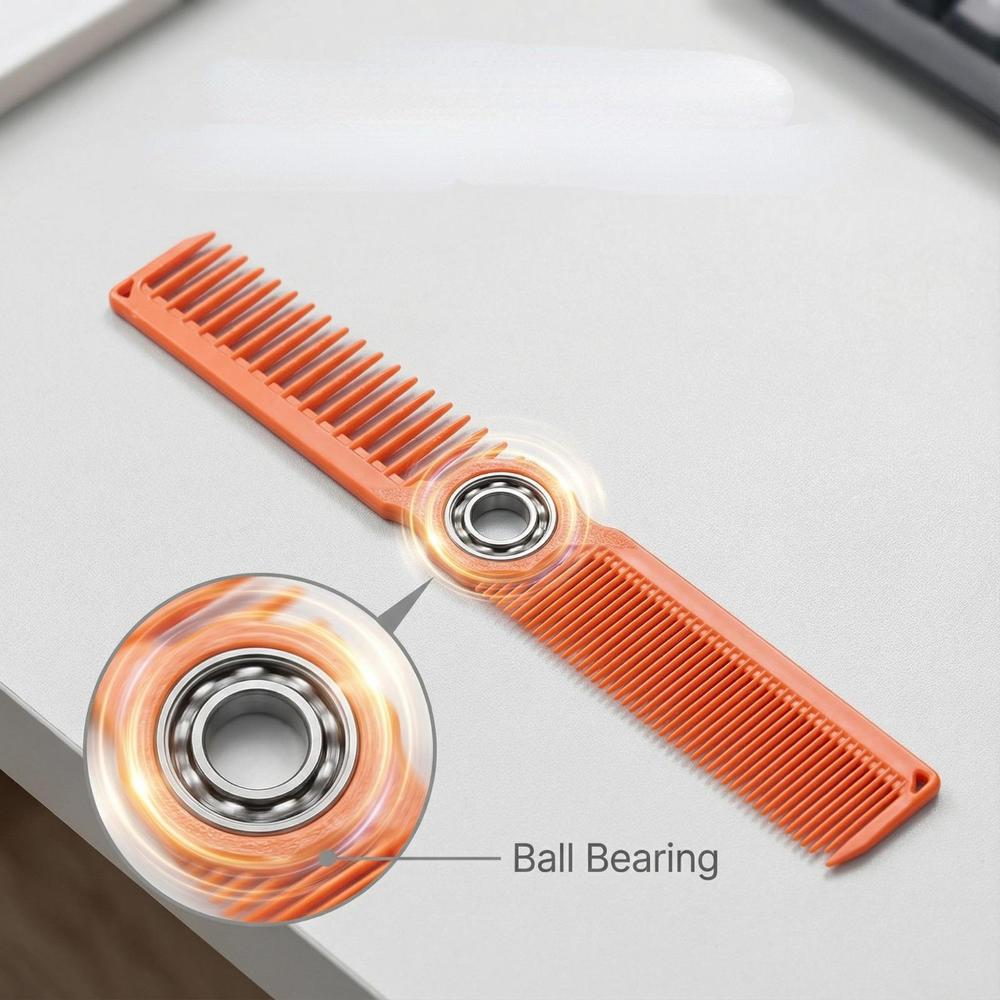 High Quality Spinning Hair Cutting Comb Hole Design PEK Material Eagle Comb Barber Hairdressing Comb - Image 2